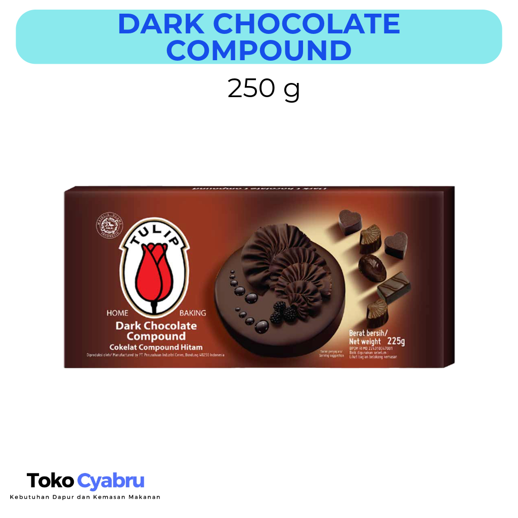 

Dark Chocolate Compound Tulip 225 g