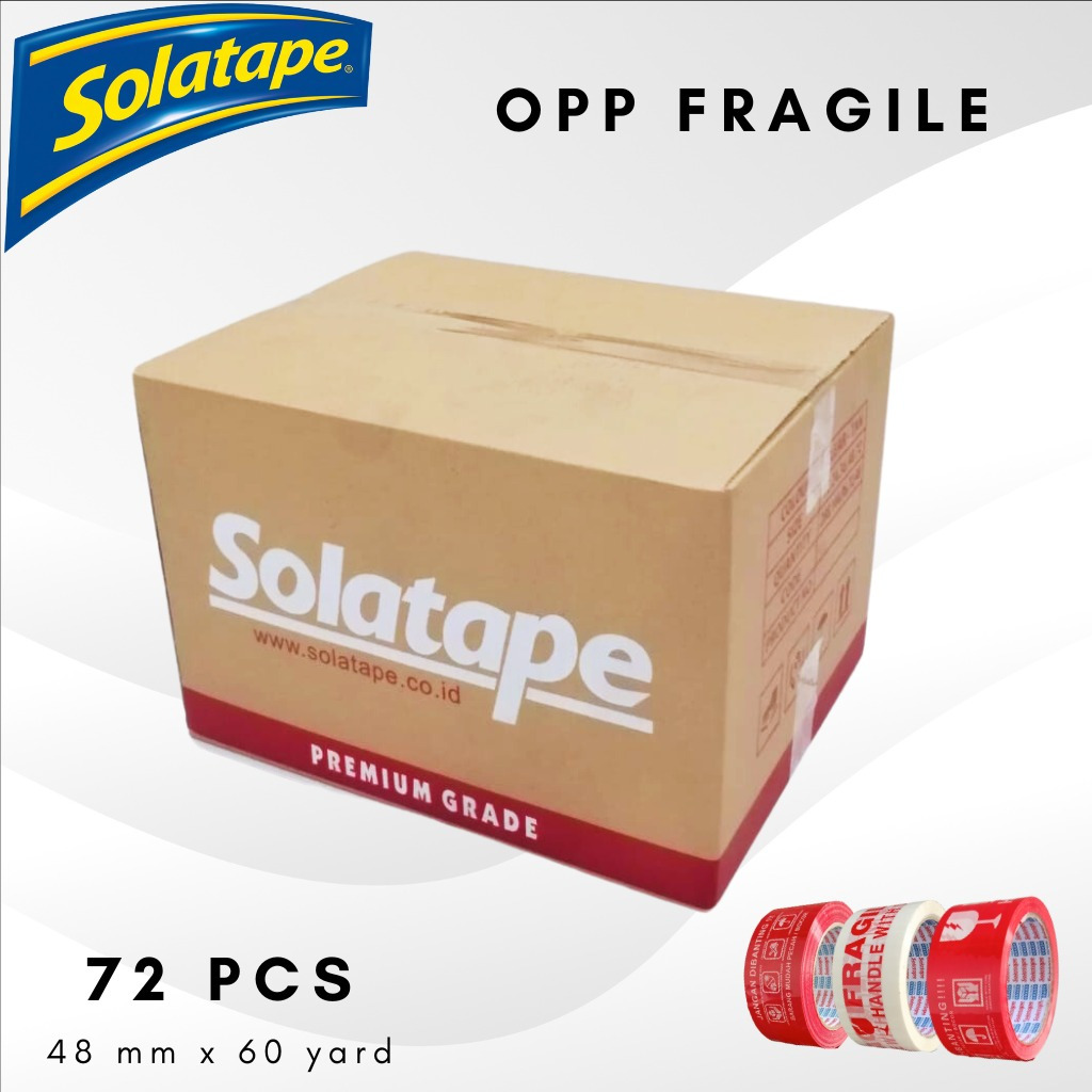 

1 DUS | Lakban OPP Tape | Lakban Fragile Super Murah 2Inch 48mm x 60yard