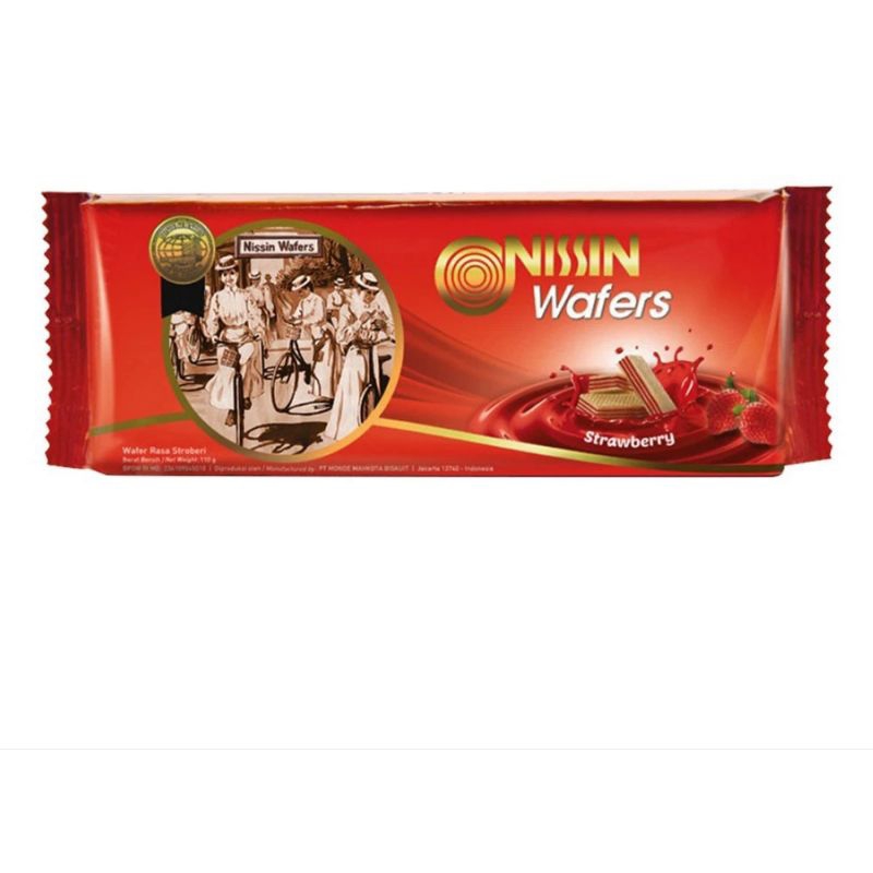 

Nissin wafers Strawberry 100gr