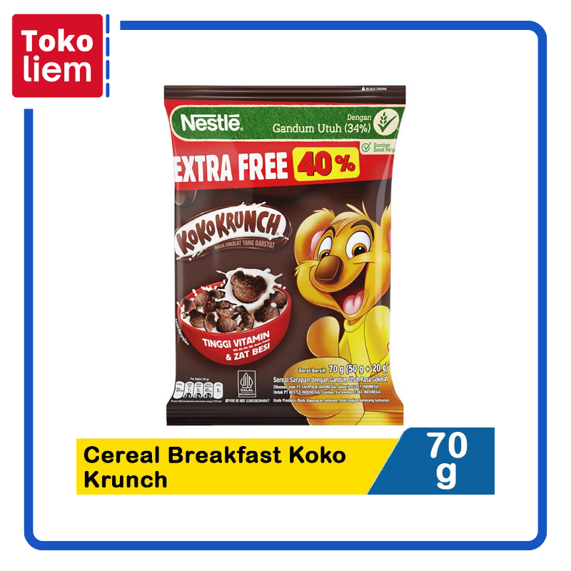 

Nestle Cereal Breakfast Koko Krunch 70G