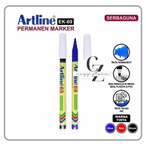 

Spidol Kecil Permanent Marker Artline EK-69