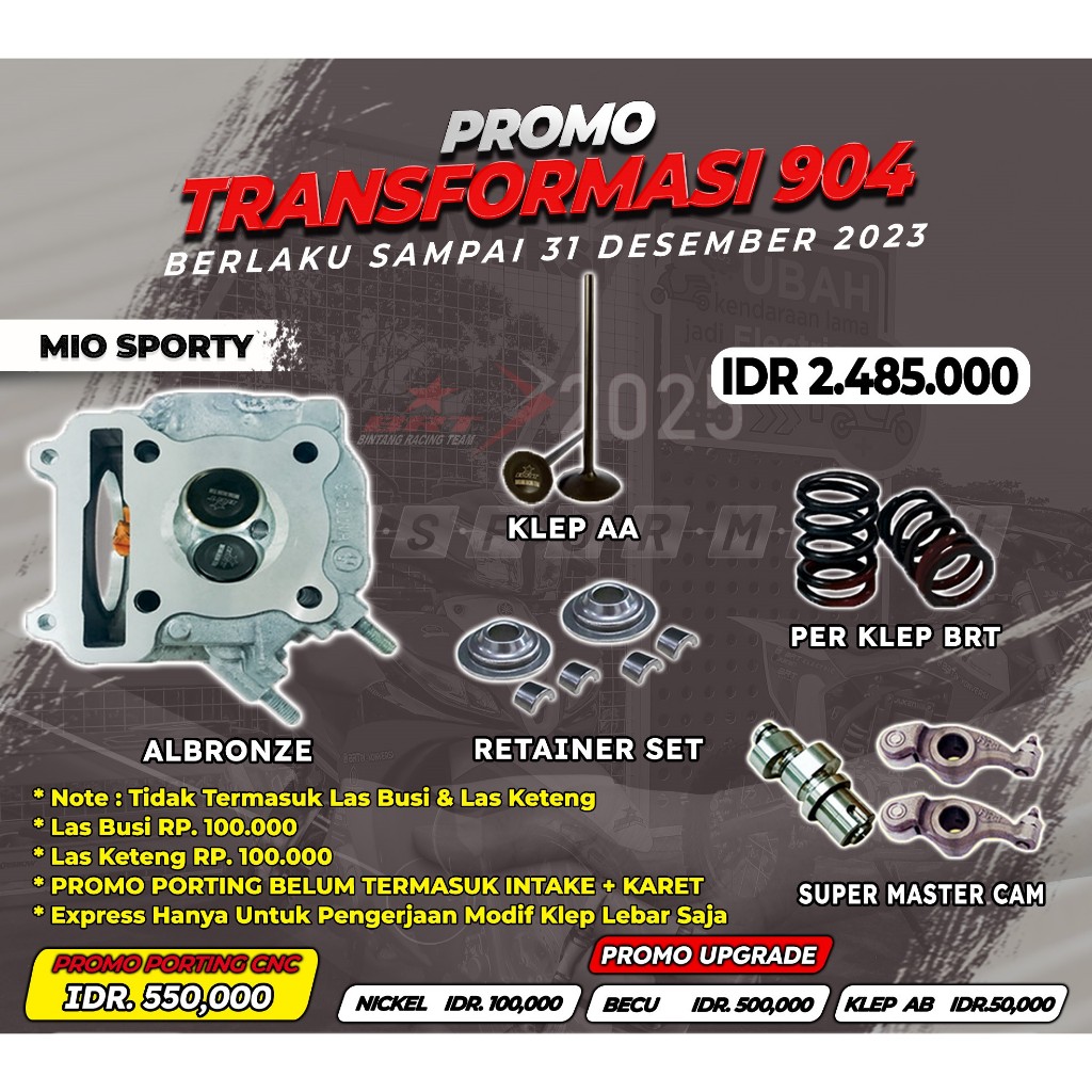 PAKET HEAD MIO SPORTY BRT