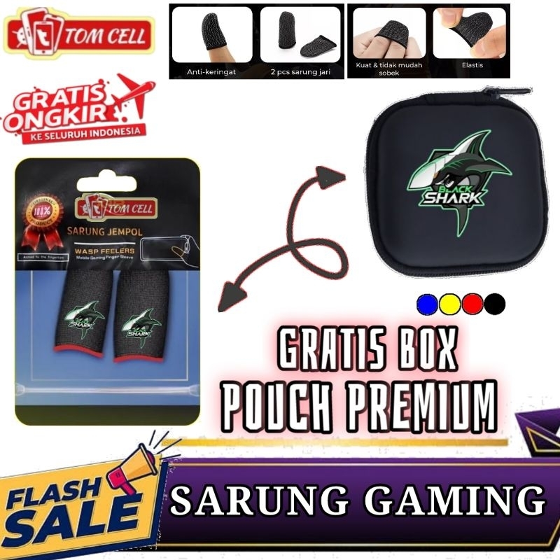 COD Sarung Jempol Game Gaming Blackshark Sarung Jempol Gamer Mobile Ff Pubg Anti