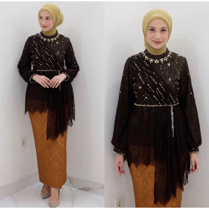 Kebaya Maura by sarah The Label | Lulla Dress by Sarah The Label | Medina Outer by Sarah The Label