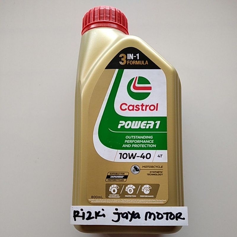Oli castrol power 1 10W-40 800ml asli CASTROL