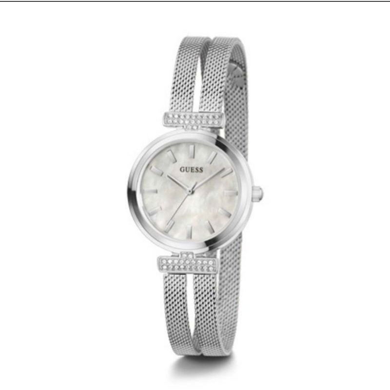 jam tangan wanita original GUESS GW0471L1 STAINLESS STEEL SILVER