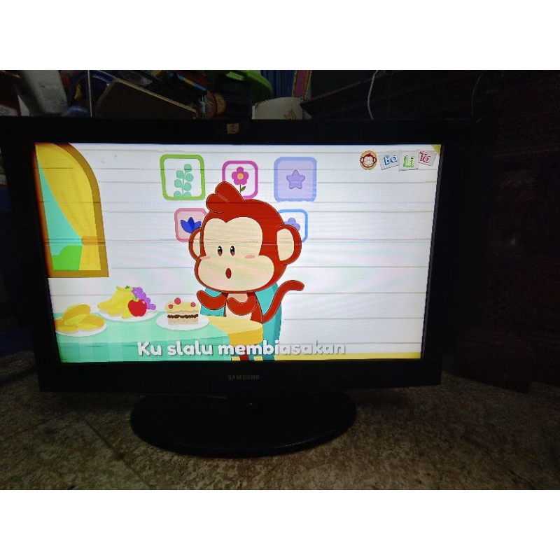 TV LCD SAMSUNG 32 INCH 32IN 32INCH LA32C400E4 LED SECOND BEKAS NYALA HIDUP PRELOVED MINUS GARIS