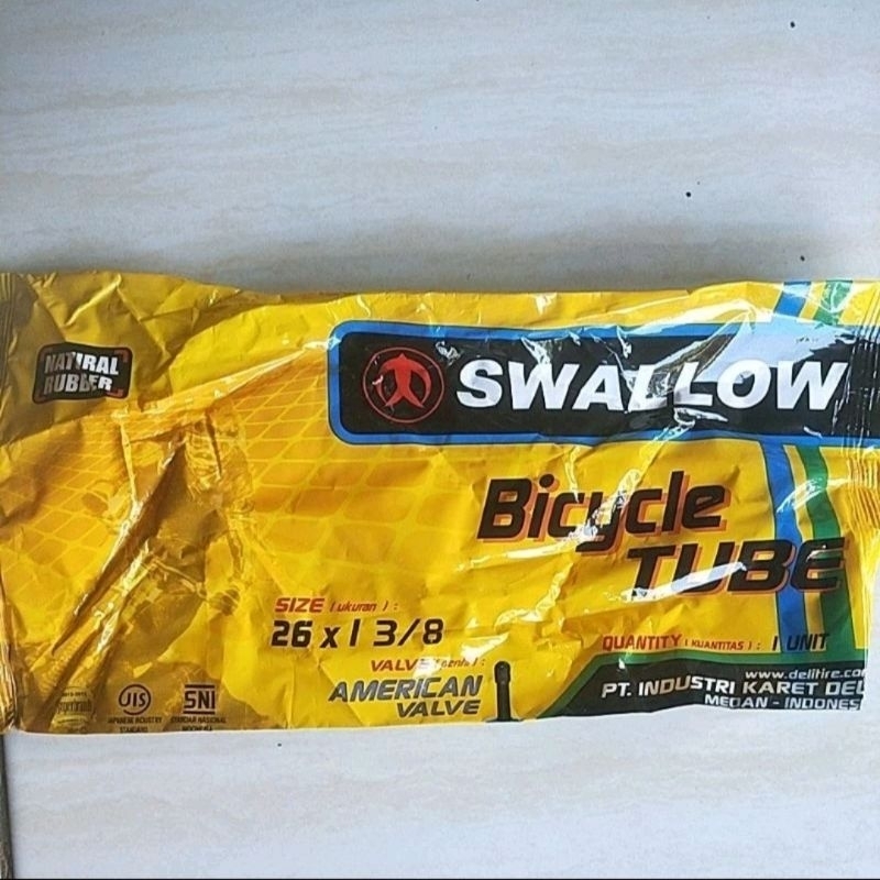 Ban Dalam Sepeda Ukuran 26 x 1 3/8 Swallow