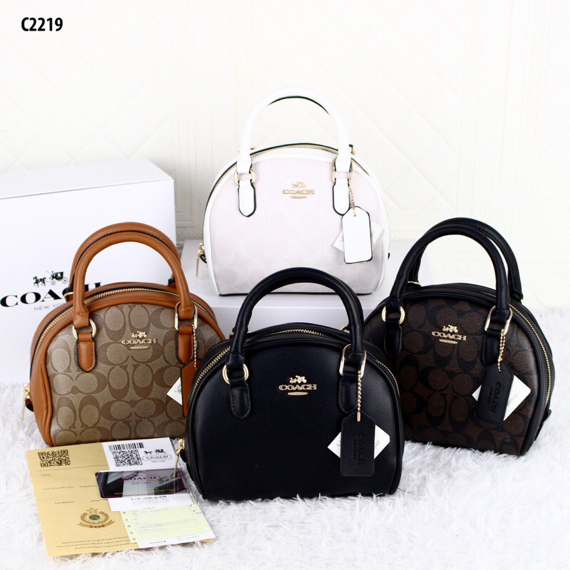 NEW ARRIVAL  Tas Coach Sydney Satchel C2219 (FREE MAGNET BOX)  Kualitas: Platinum Grade AAA  Size: 1