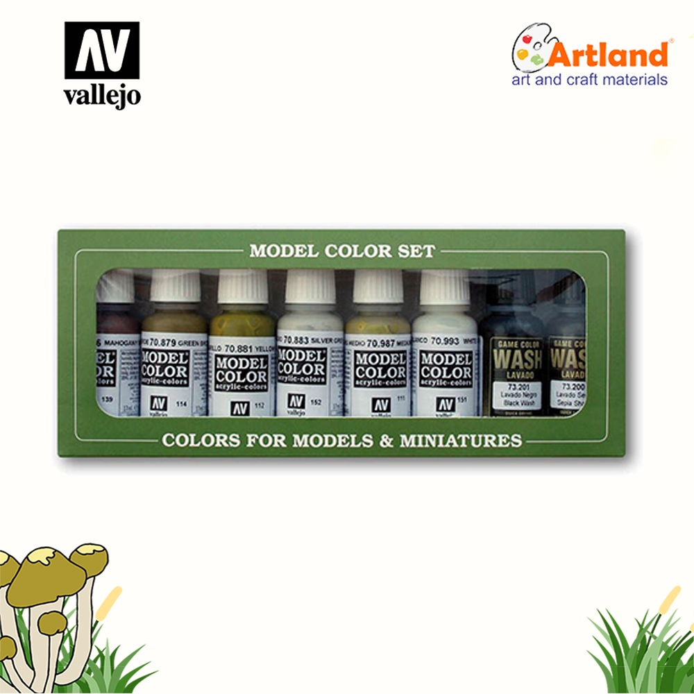 

Vallejo Model Color Set 17ml : Building Colors 70137
