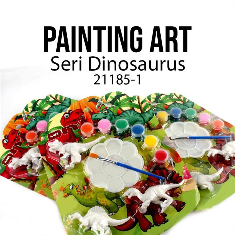 

[ SJB ] Painting Set DINO 21185-1 / Set Melukis Mewarnai Dino mainan