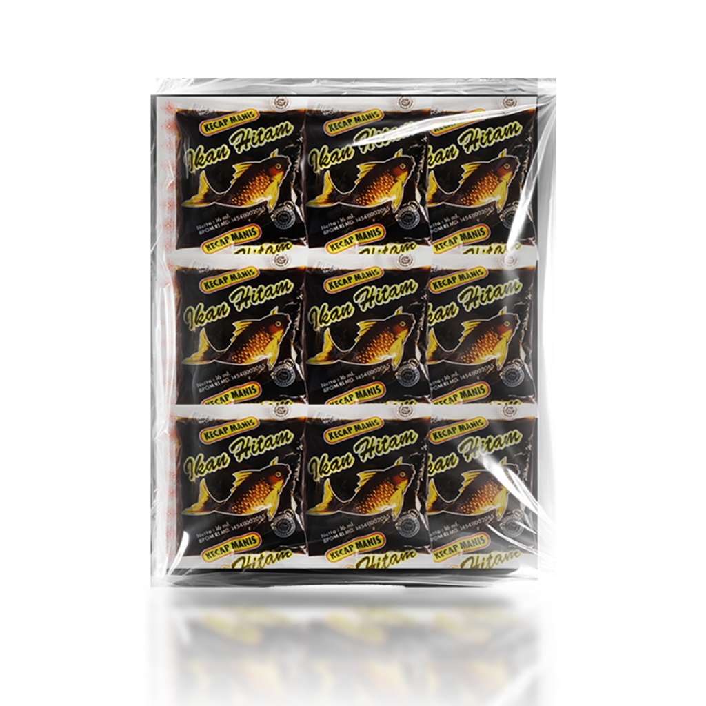 

Kecap Manis cap Ikan Hitam Sachet 13ml Djoe Hoa