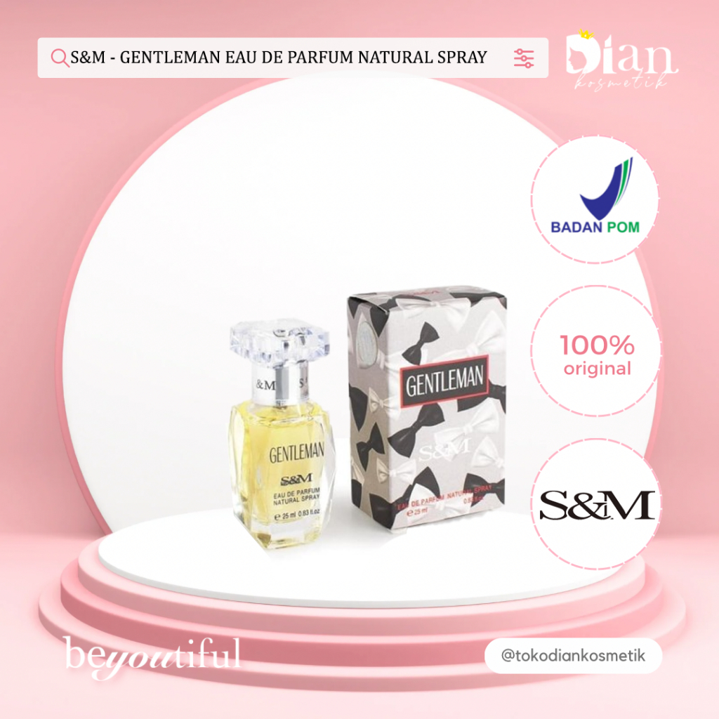 S&M - (GENTLEMAN) EAU DE PARFUM NATURAL SPRAY