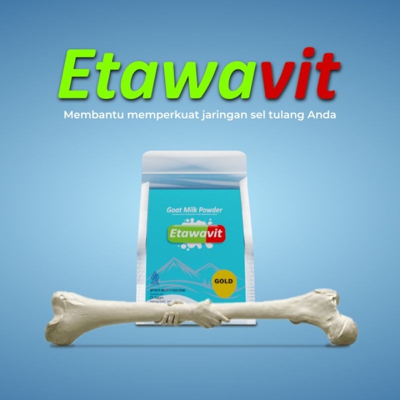 

Etawavit susu kambing bubuk 1kg dengan kandungan susu 60%