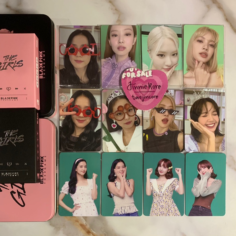 BLACKPINK THE GIRLS BPTG ALBUM STELLA REVE VERSION THE GAME PHOTOCARD OFFICIAL POB KTOWN YGS SELCA R
