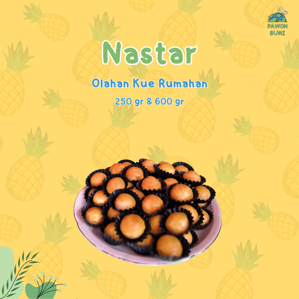 

Nastar Kue Kering Nanas Premium Isi 250 gram & 600 gram