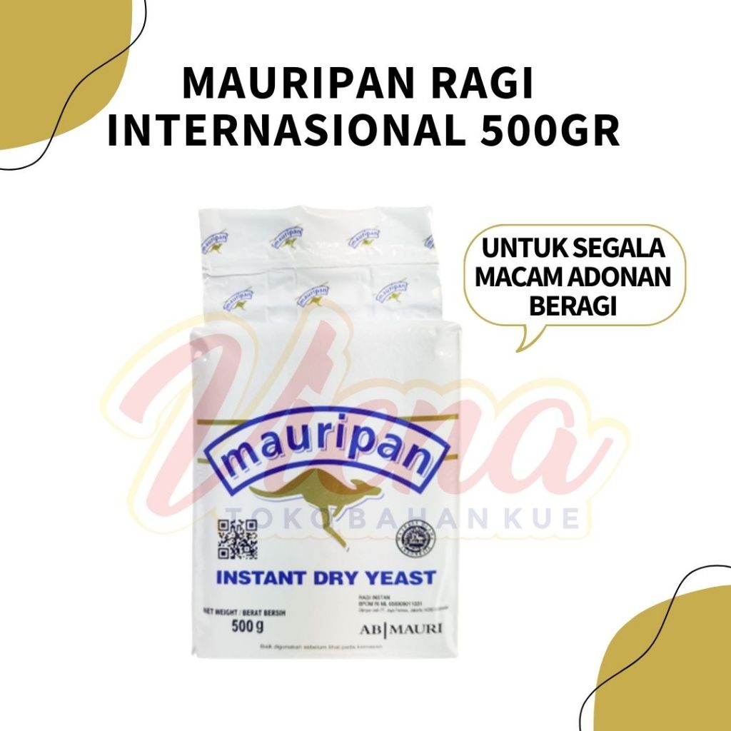 

Mauripan International 500gr Ragi Kering Instant / Mauripan Luar Ragi Kanguru