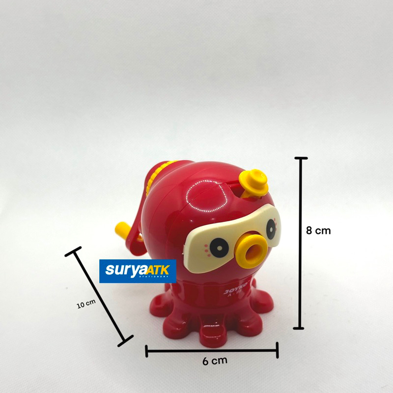 

Rautan Pencil Bentuk Gurita Merah (Mekanik)