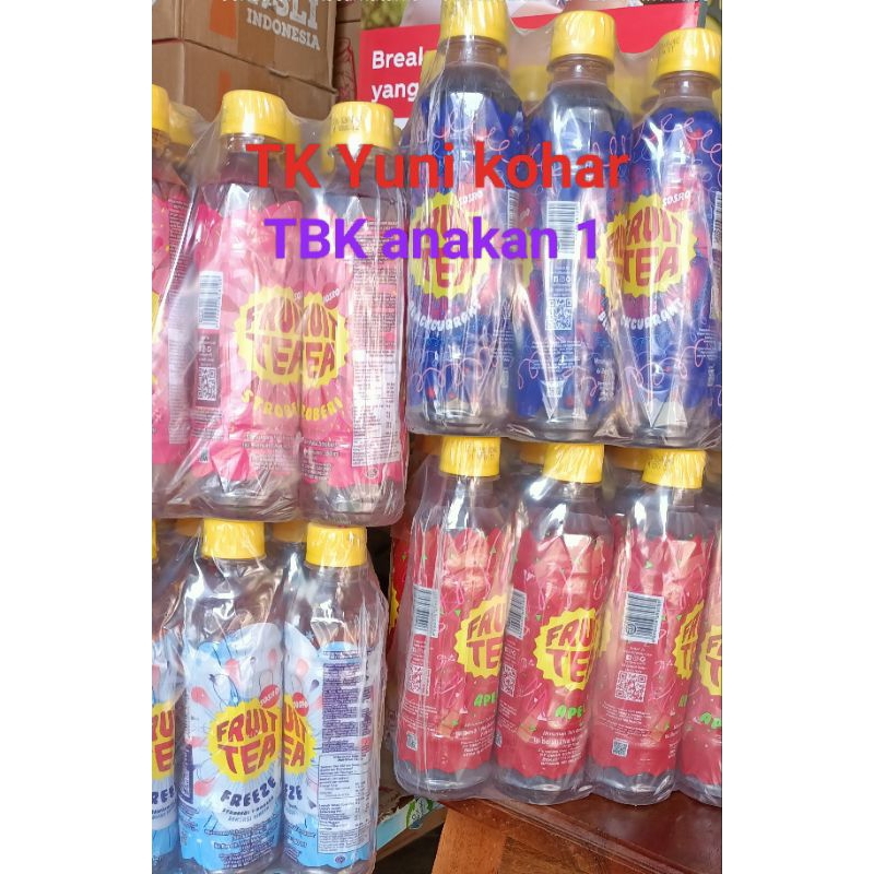 

fruit tea botol plastik 350ml isi 12