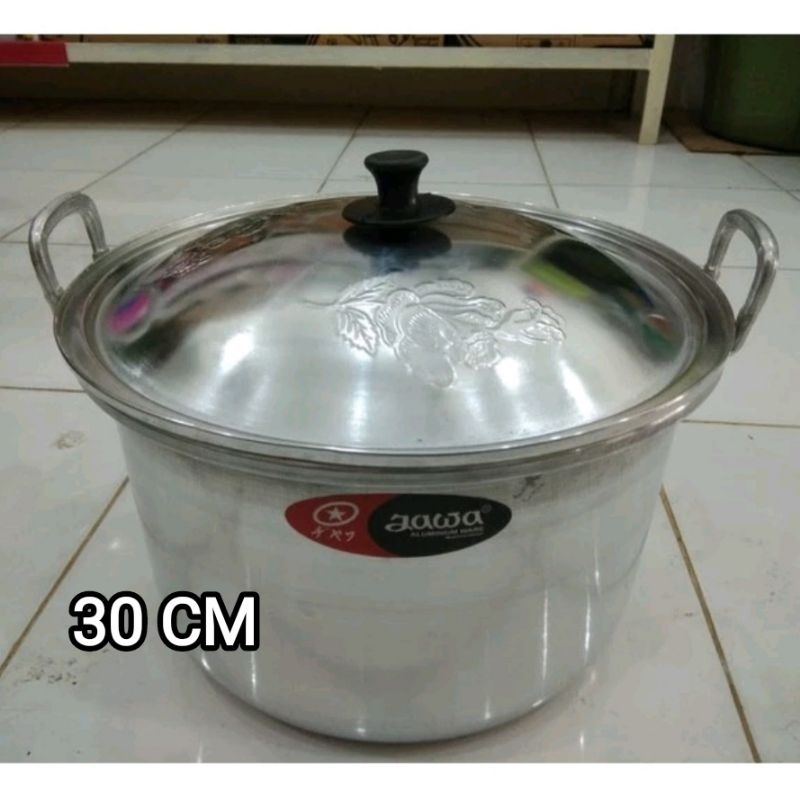 Panci TL jawa 30 cm/panci aluminium jawa