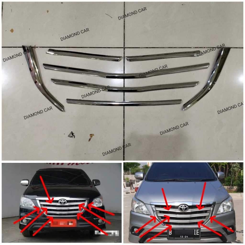 List grill crome TOYOTA GRAND INNOVA 2014-2015 Lis Grill