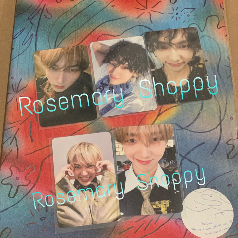 YESUNG FLORAL SENSE ALBUM NEW UNSEALED || OFFICIAL PHOTOCARD YESUNG SENSORY FLOWERY