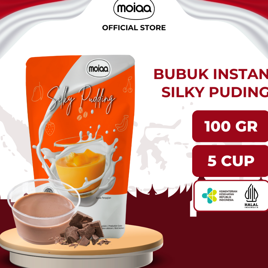 

Big Sale MOIAA - Premix Silky Pudding 100 gram / Bubuk Moiaa Instan 19 Varian Rasa Best Produk