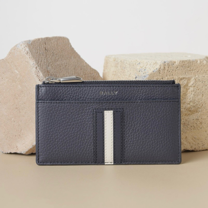Original Bally Ribbon Business Card Holder / Case