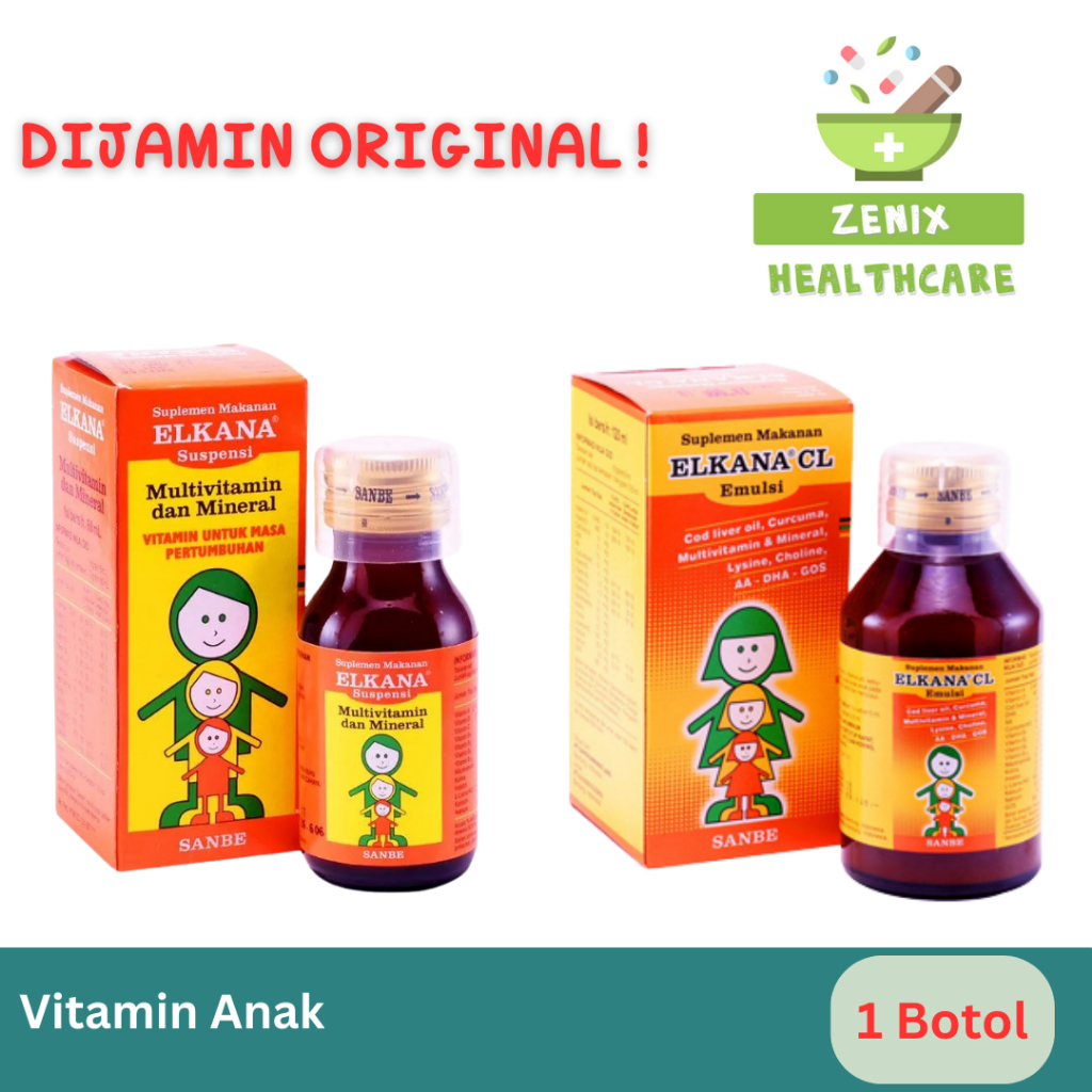 Elkana Sirup/Elkana CL - Multivitamin Anak