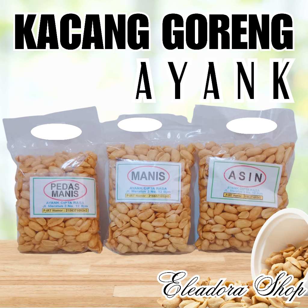 

Kacang Goreng Ayank Cipta Rasa Banjarmasin - Kemasan 250Gram