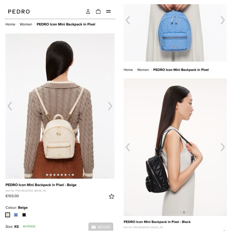 PEDRO ICON MINI BACKPACK IN PIXEL