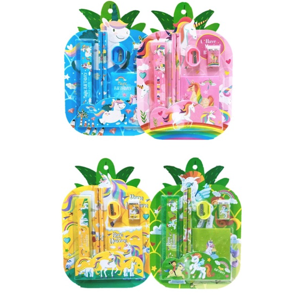 

Jual NANAS paket alat tulis stationery set unicorn book 6in1 souvenir hampers sovenir ulang tahun birthday kids hadiah lomba natal natalan christmas