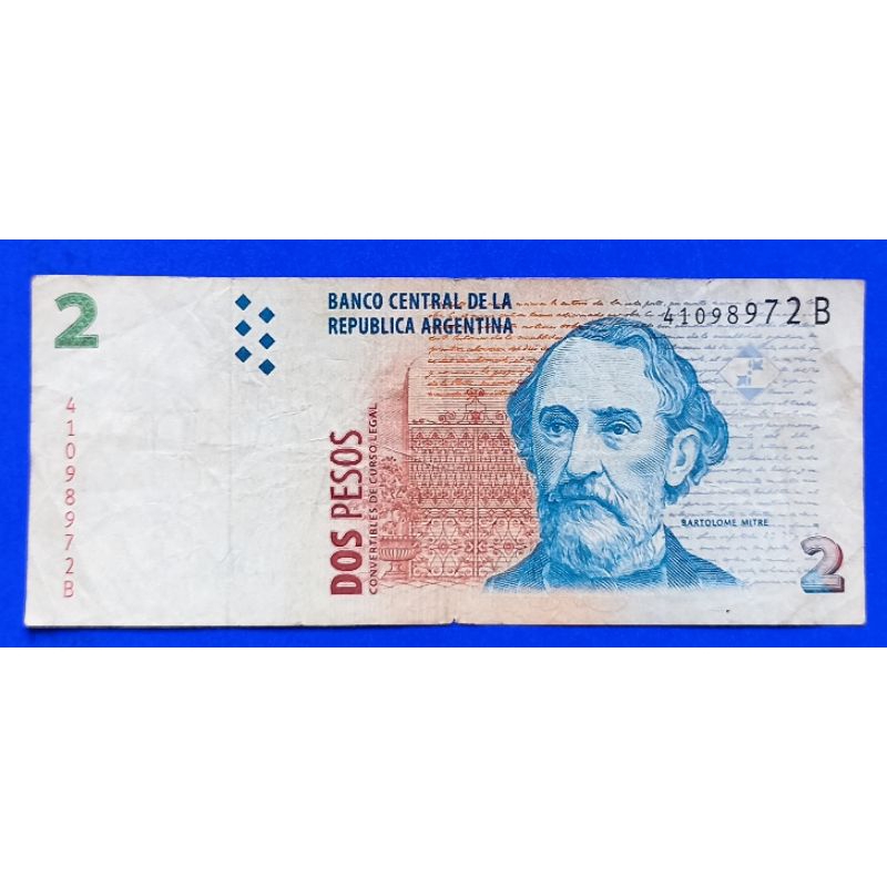 UANG ARGENTINA 2 PESOS