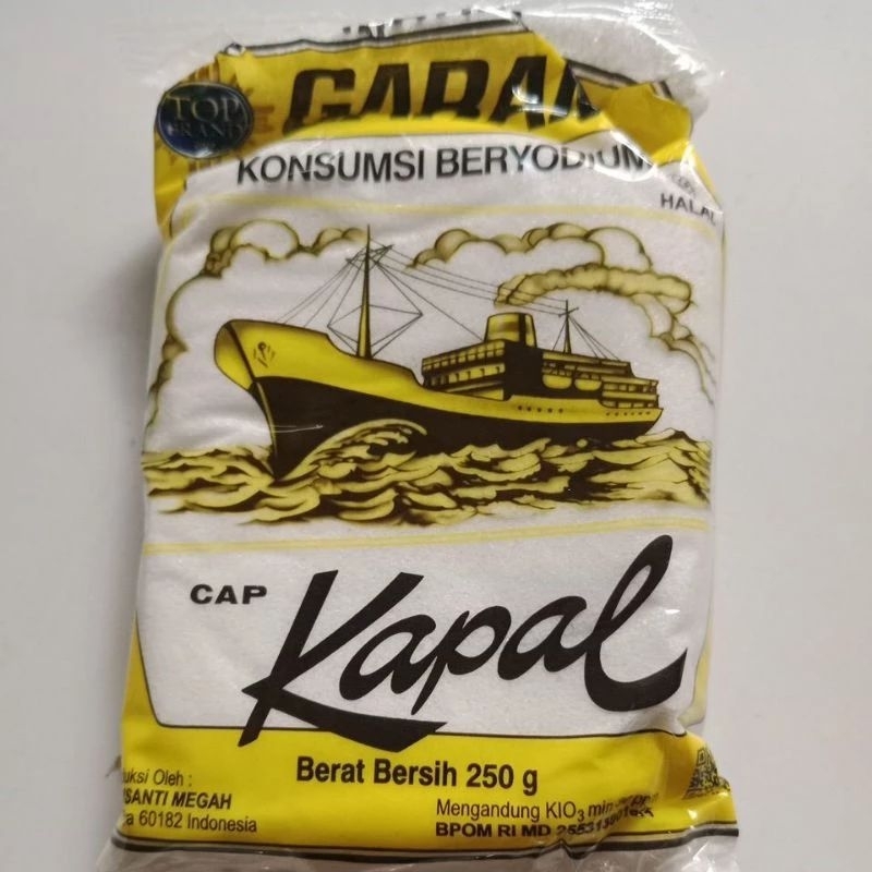 

GARAM BERYODIUM CAP KAPAL 250gr