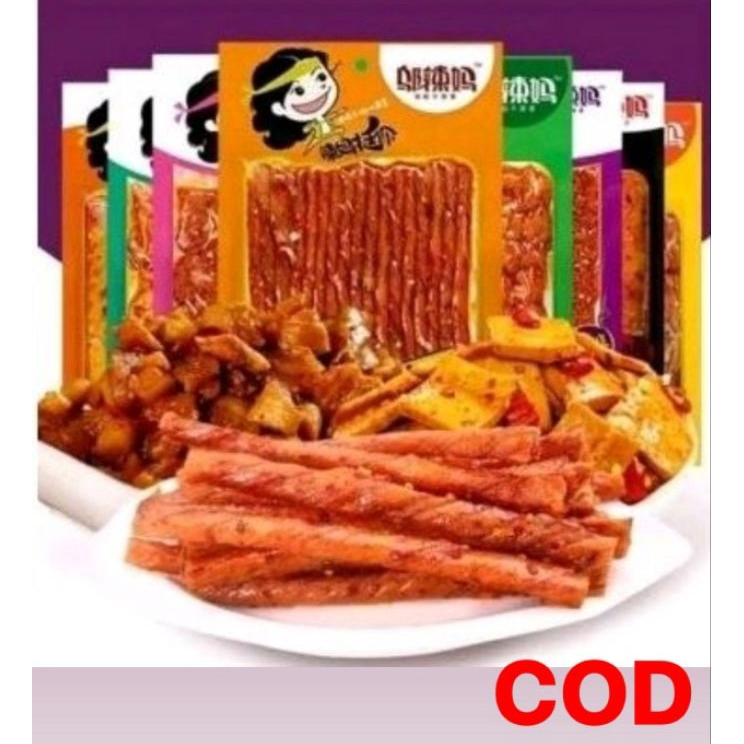 

Terbaru [HALAL](100gr)TERMURAH WULAMA LATIAO邬辣妈 VEGETARIAN DOU JUAN/cemilan snack cina La tiao/ latiao/PROMO LATIAO/la tiao ➡✷
