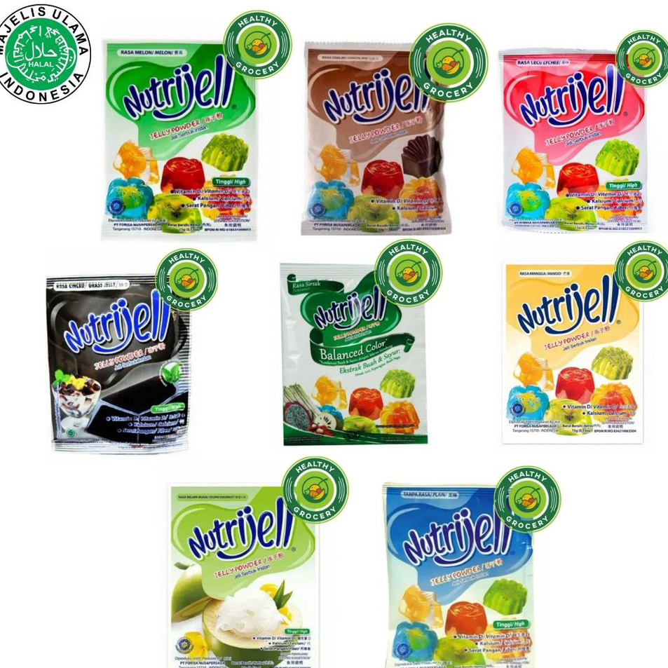

Murah Banget Nutrijell Jelly Powder 15 gr ALL VARIAN Nutrijel