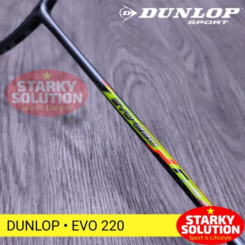 Raket Badminton Pemula DUNLOP EVO 220 Bulutangkis Original