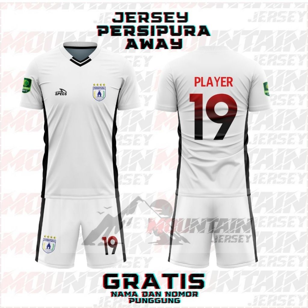 JERSEY PERSIPURA AWAY 2023-2024 FULL PRINTING GRATIS NAMA DAN NO PUNGGUNG
