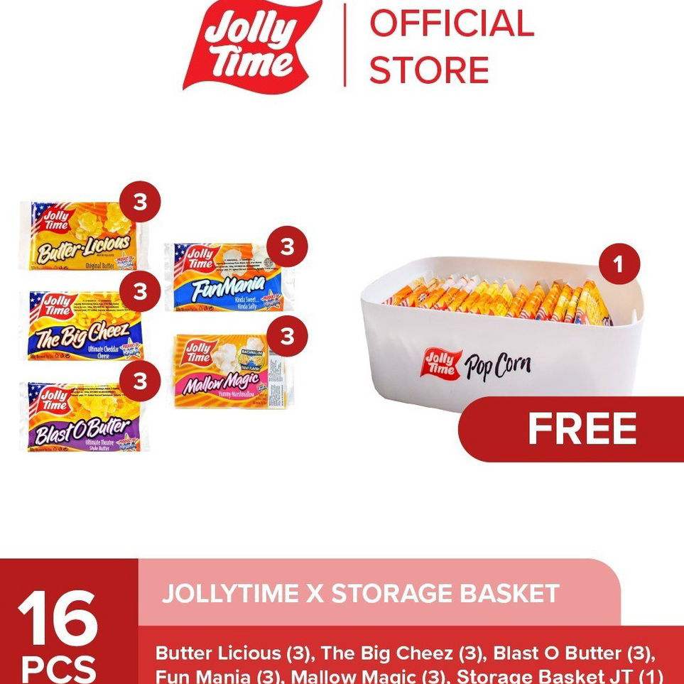 

Stok Banyak Jolly Time Popcorn Party Pack Ready