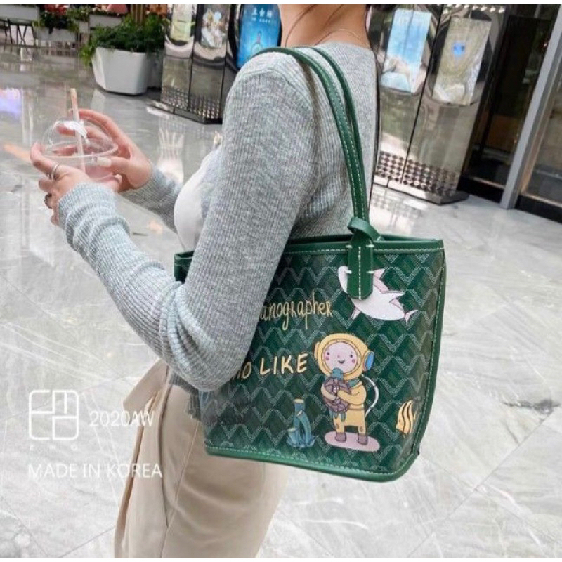 Kaelyn.official - Mini Emo motif / tas tote bag terbaru korea fashion wanita tas murah