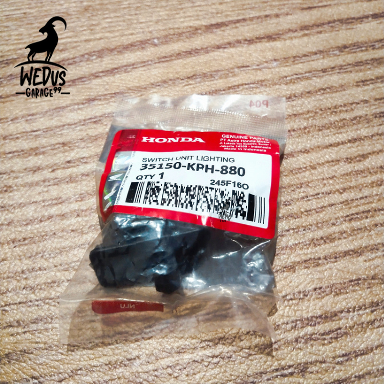 Saklar lampu Tombol lampu kharisma supra X125