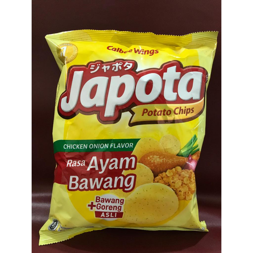 

Japota Potato Chips Rasa Ayam Bawang 68g - Keripik Kentang Ayam Bawang Japota