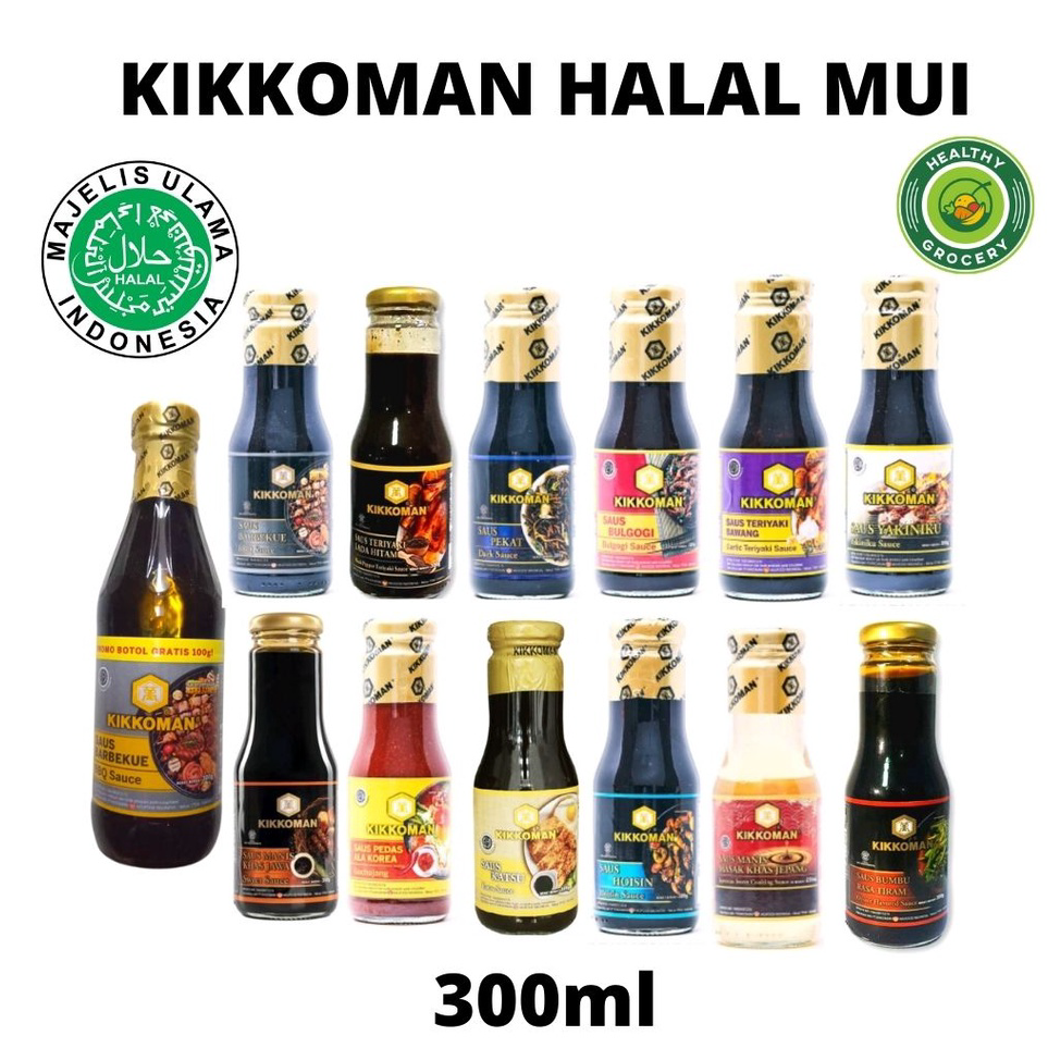 

Best Kikkoman Sauce Saus Kikoman 300ml Garlic Teriyaki Barbecue Black Pepper Teriyaki Gochujang Katsu Hoisin Tiram Bulgogi Yakiniku Takoyaki