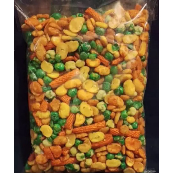 

➴❄❈ KACANG CAMPUR/MIX/KACANG JAIPONG MIX BERAT 500 g/SNACK KILOAN