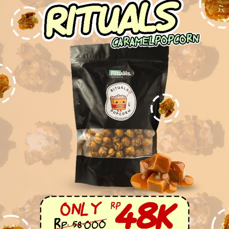 

Readystock Rituals Popcorn Caramel Large - Homemade by Willy Kun