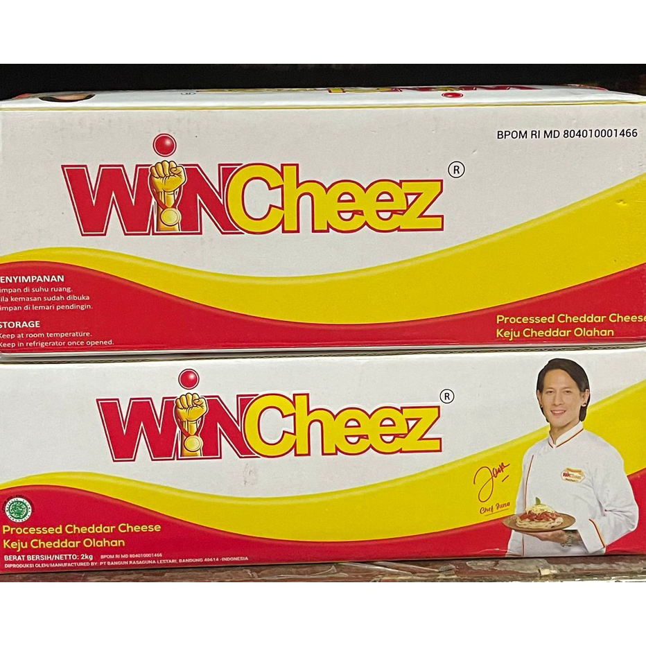 

➥☈✥ Keju Wincheez Cheddar Cheese - Cheese Wincheez 2kg Super Promo