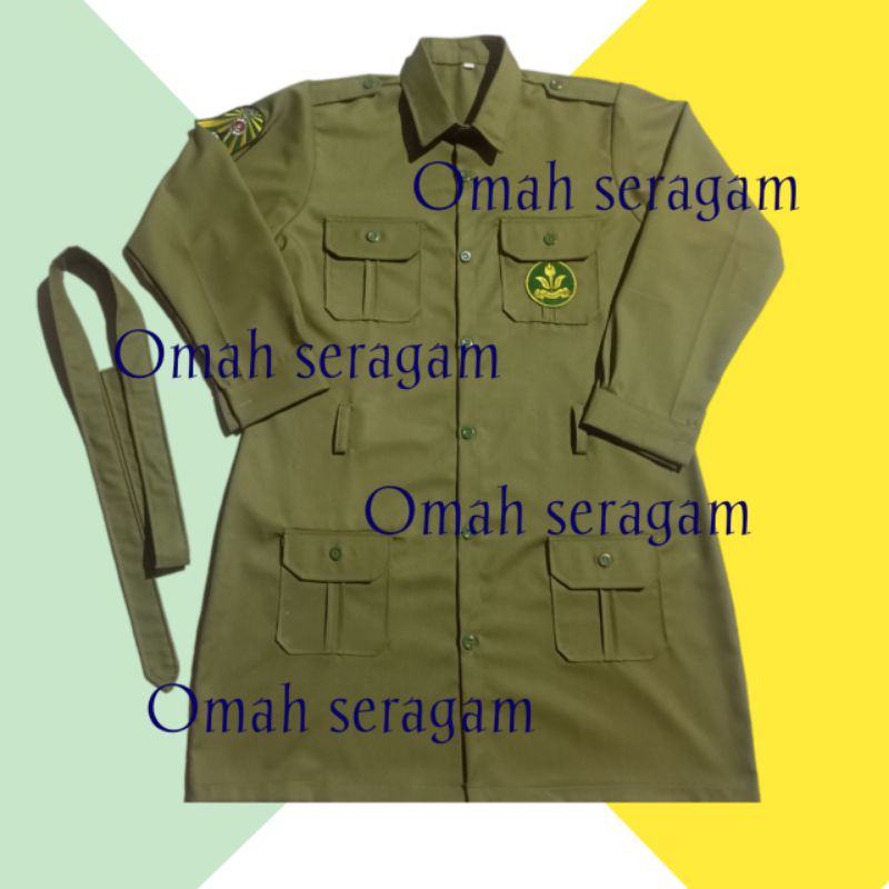 Baju seragam HW muhammadiyah putri