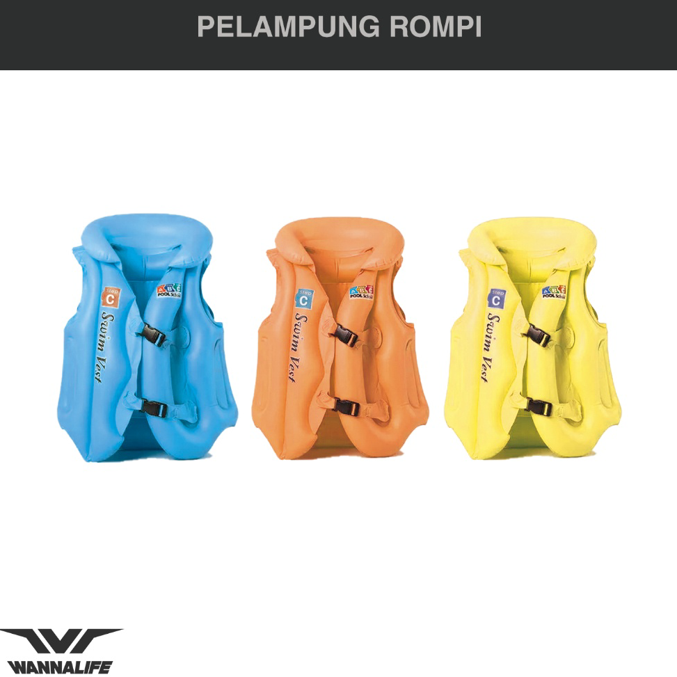 GROSIR_JAKARTA Pelampung Renang Rompi Jaket Renang Anak Swim Vest Ban Jaket