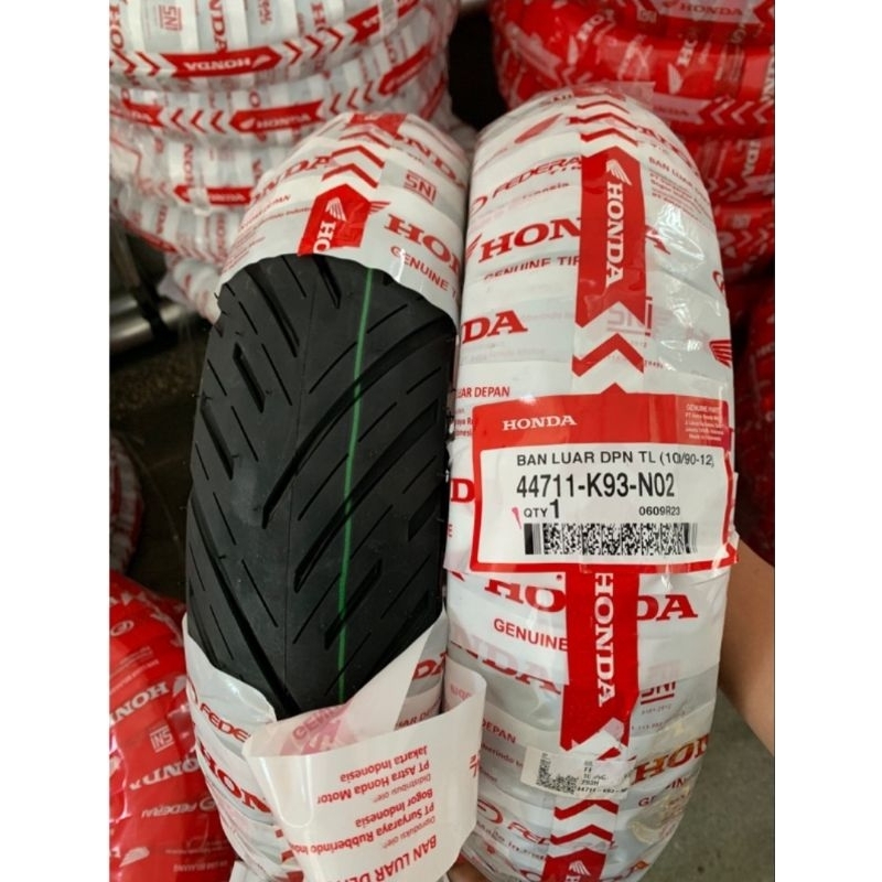 442711-K93-N02 TIRE FR 100/90/12 BAN DEPAN SCOOPY BAN DONAT BAN LUAR DEPAN SCOOPY BAN DEPAN SCOOPY B
