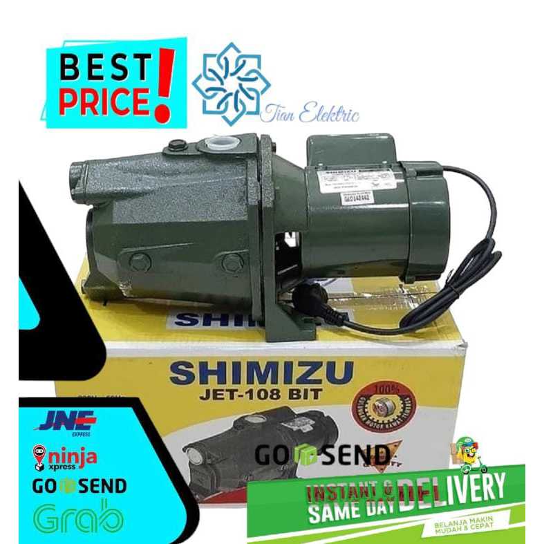 SHIMIZU JET-108BIT Pompa Air Semi Jet Pump